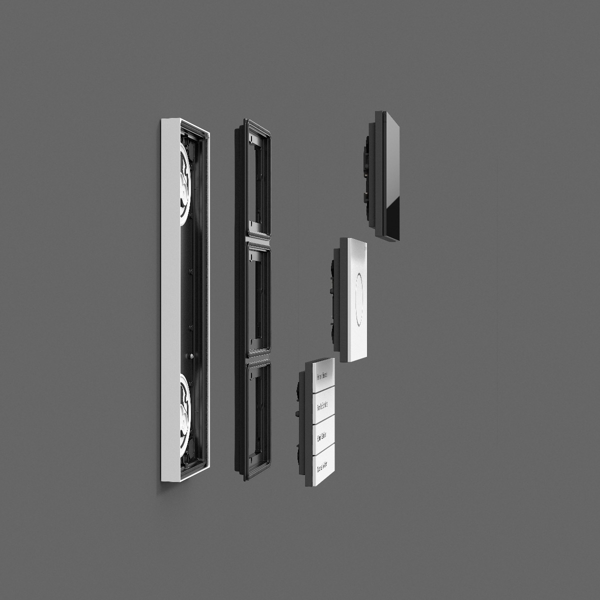 Gira System 106 Kameramodul - Erfassungswinkel 100° - Schwarzglas