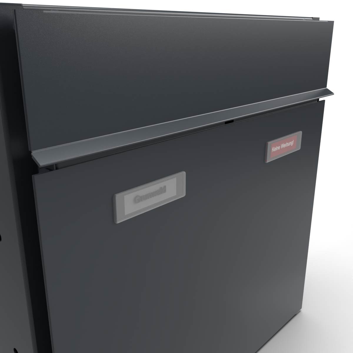 6er 3x2 Design Standbriefkasten GOETHE ST-Q - RAL nach Wahl 6er 3x2 Design Standbriefkasten GOETHE ST-Q - RAL nach Wahl