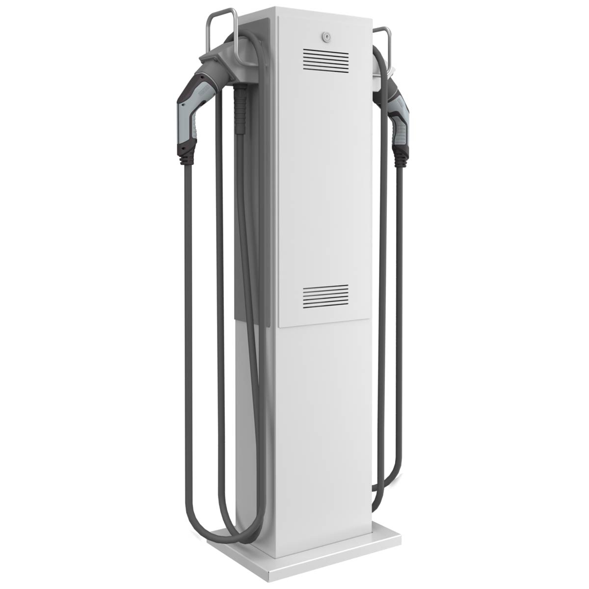 Ladesäule Draw BASIC Charge 2 - 22kW/32A - 11kW/16A mit 2x Typ 2 Ladekabel