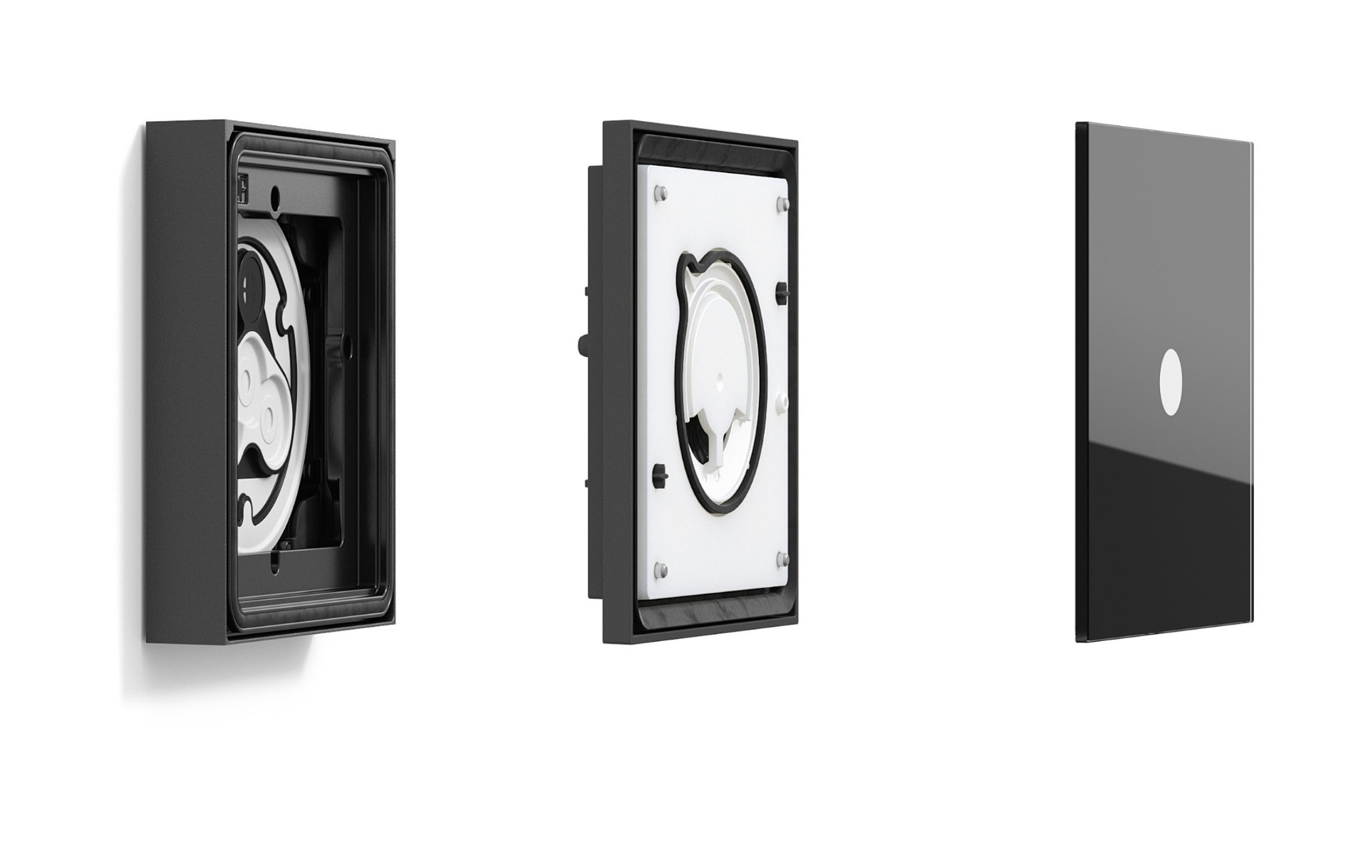 Gira System 106 Kameramodul - Erfassungswinkel 100° - Schwarzglas