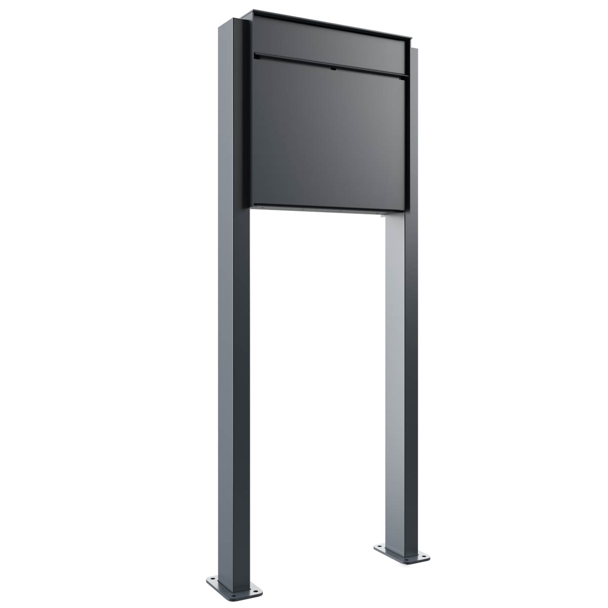Design Standbriefkasten GOETHE ST-Q - RAL nach Wahl Design Standbriefkasten GOETHE ST-Q - RAL nach Wahl