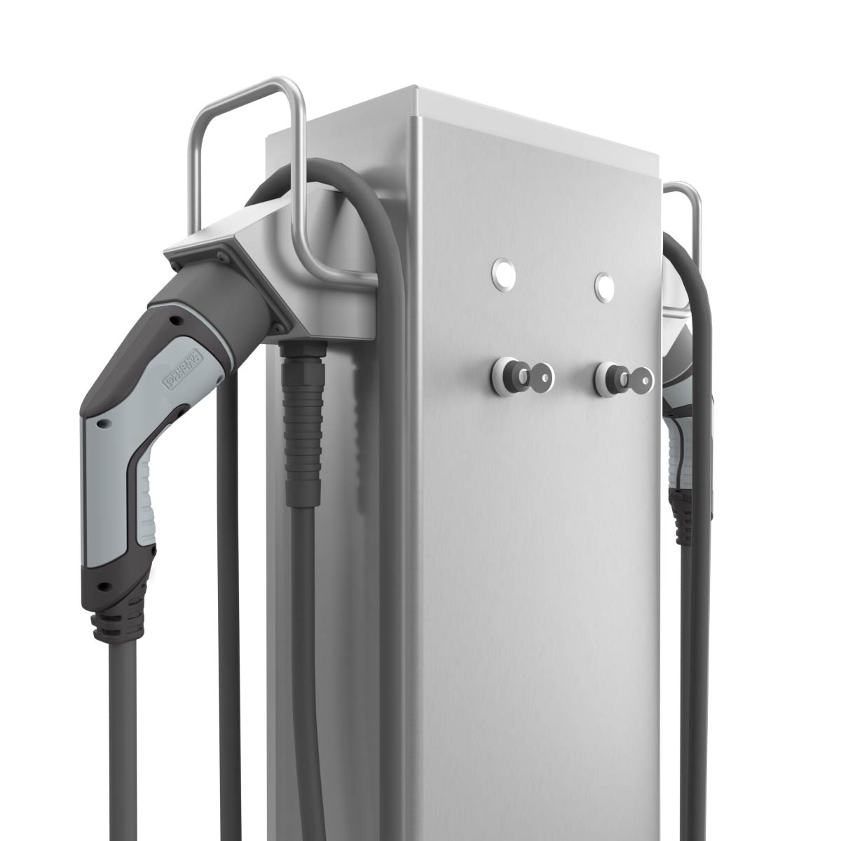 Ladesäule Draw BASIC Charge 2 - 22kW/32A - 11kW/16A mit 2x Typ 2 Ladekabel
