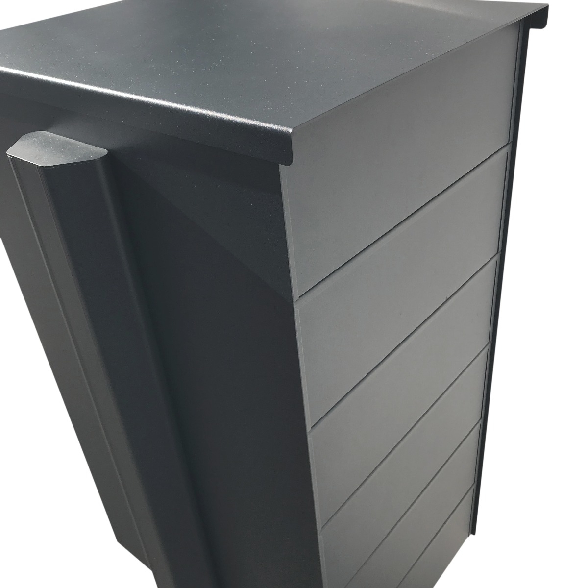 20er Edelstahl Briefkastenanlage freistehend Design BASIC Plus 385XP ST-T - RAL nach Wahl 20er Edelstahl Briefkastenanlage freistehend Design BASIC Plus 385XP ST-T - RAL nach Wahl